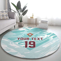 Custom World Football 2026 Portugal Round Carpet Luso Spirit Football Force
