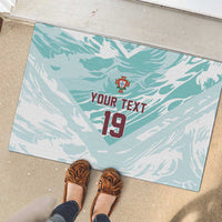 Custom World Football 2026 Portugal Rubber Doormat Luso Spirit Football Force