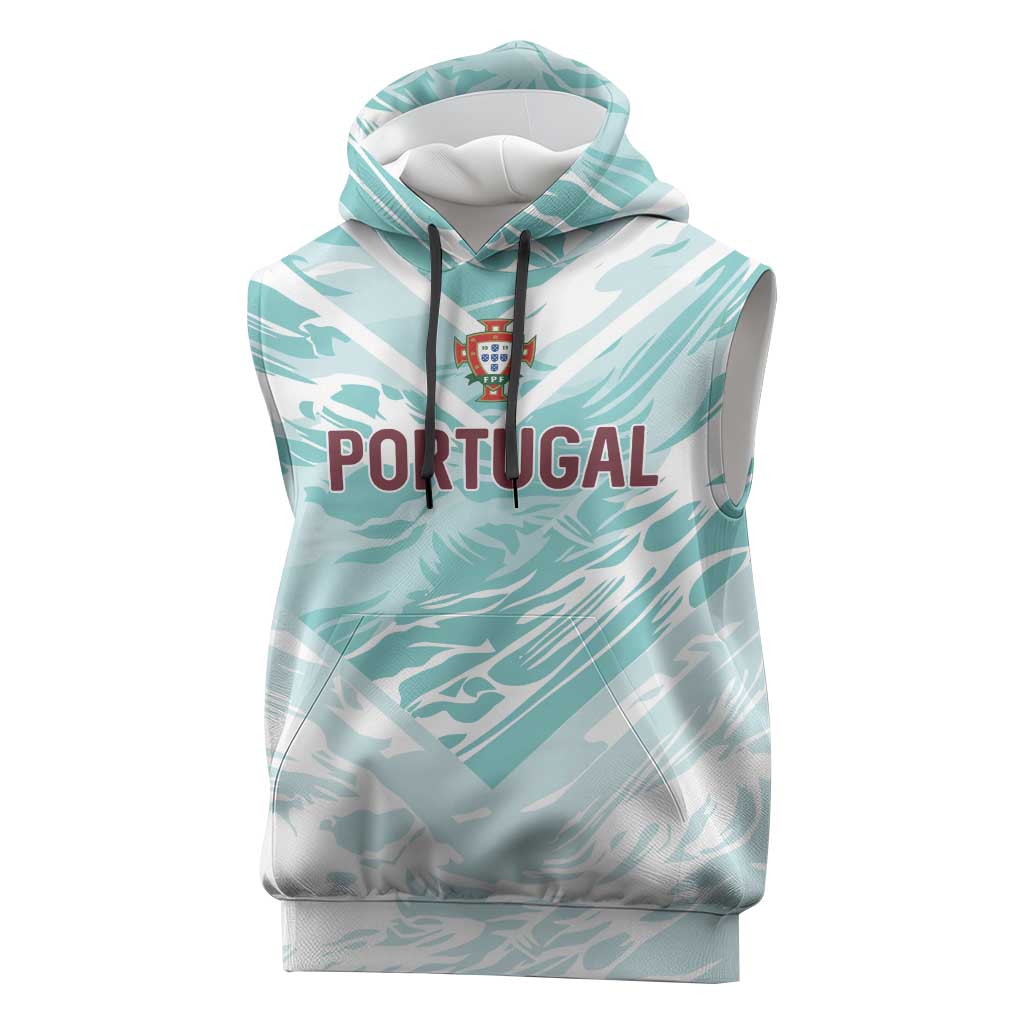 Custom World Football 2026 Portugal Sleeveless Hoodie Luso Spirit Football Force