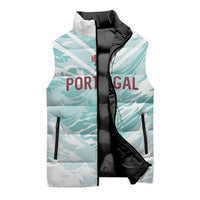 Custom World Football 2026 Portugal Sleeveless Puffer Jacket Luso Spirit Football Force