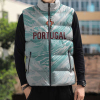 Custom World Football 2026 Portugal Sleeveless Puffer Jacket Luso Spirit Football Force