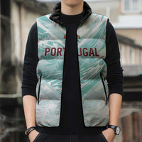 Custom World Football 2026 Portugal Sleeveless Puffer Jacket Luso Spirit Football Force