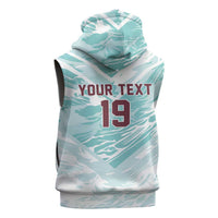 Custom World Football 2026 Portugal Sleeveless Zip Hoodie Luso Spirit Football Force