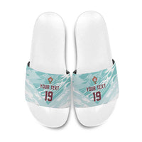 Custom World Football 2026 Portugal Slide Sandals Luso Spirit Football Force