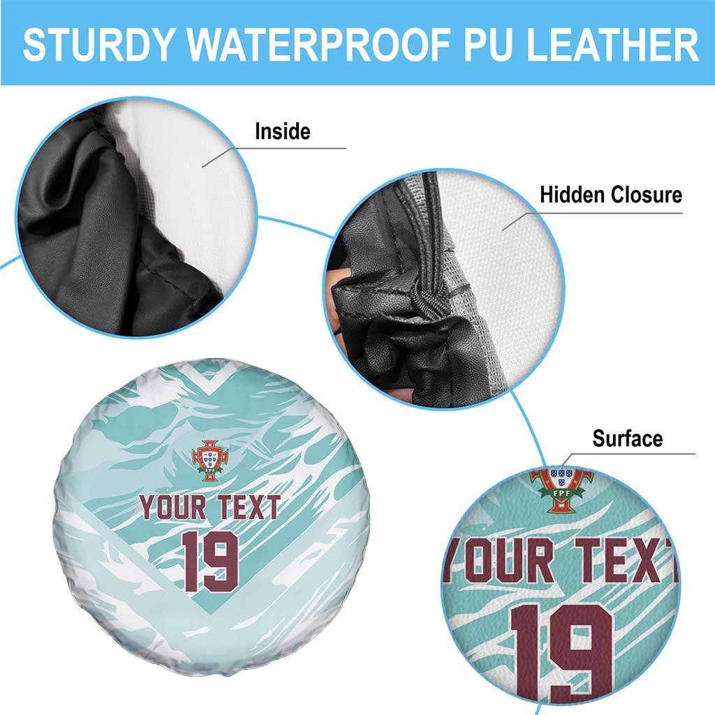 Custom World Football 2026 Portugal Spare Tire Cover Luso Spirit Football Force