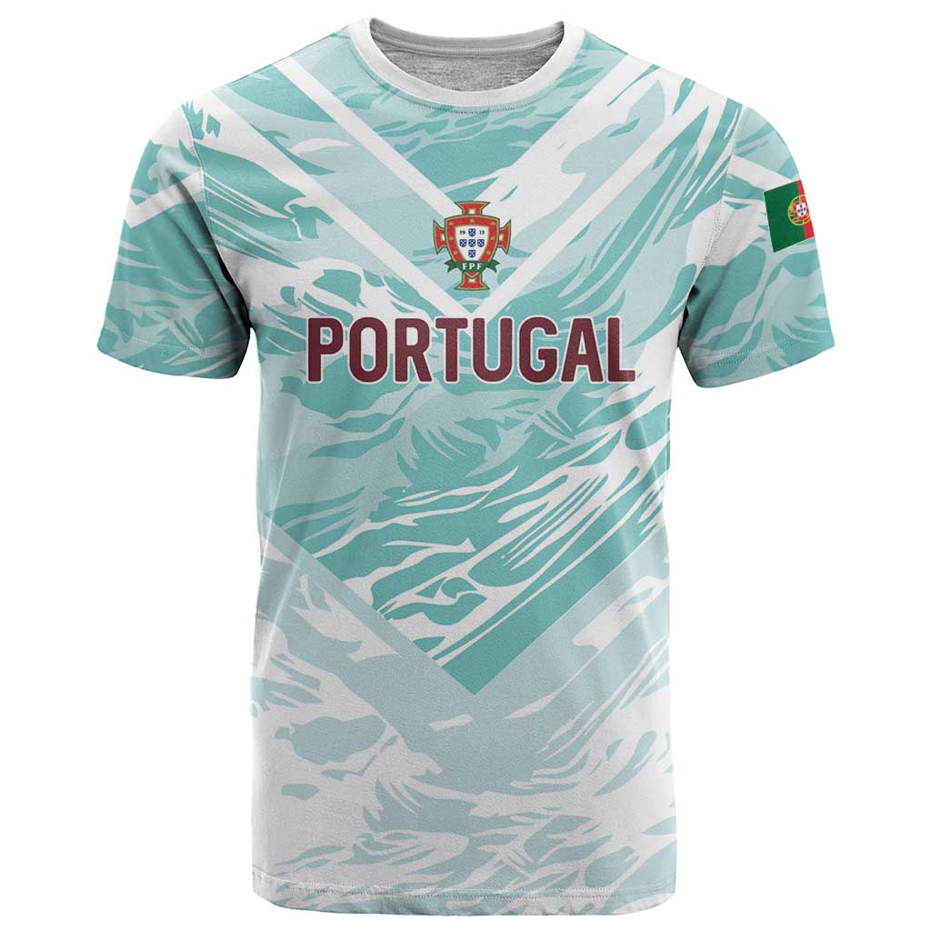 Custom World Football 2026 Portugal T Shirt Luso Spirit Football Force