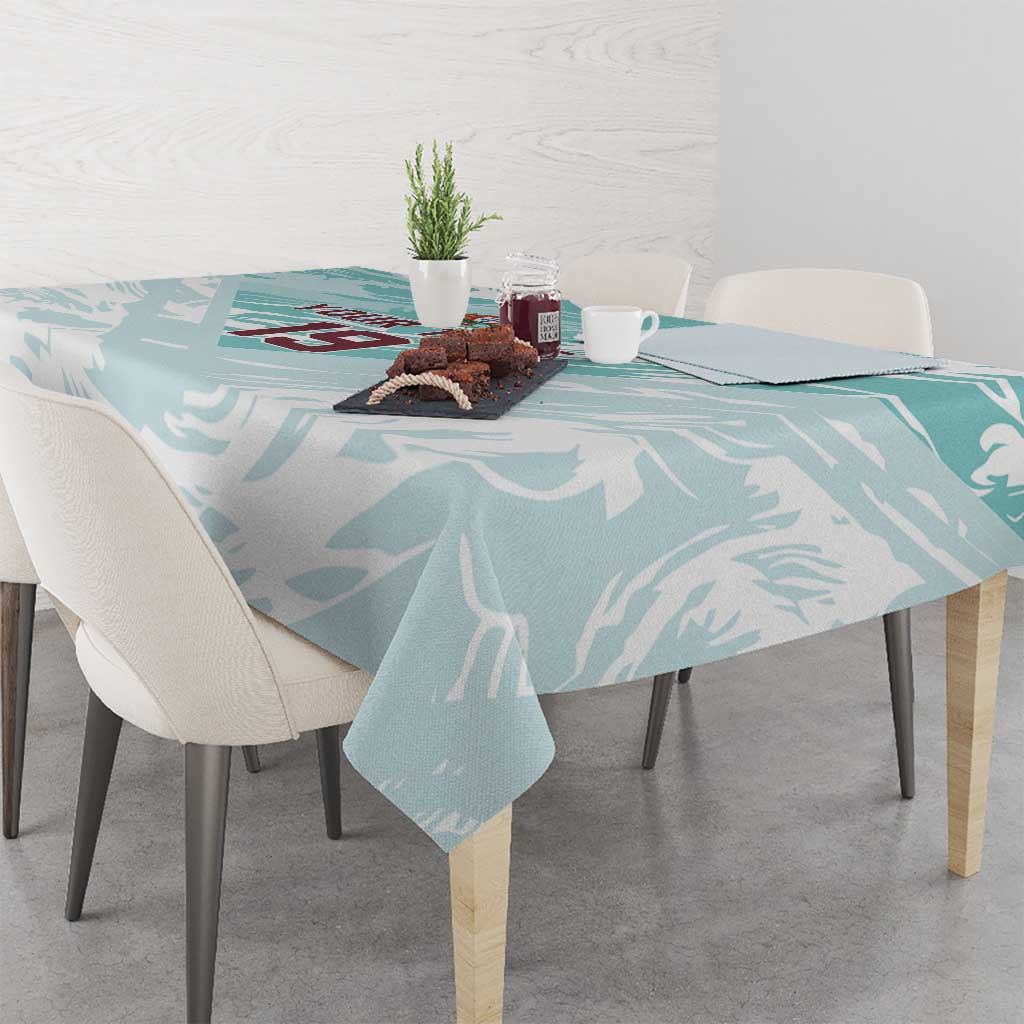 Custom World Football 2026 Portugal Tablecloth Luso Spirit Football Force