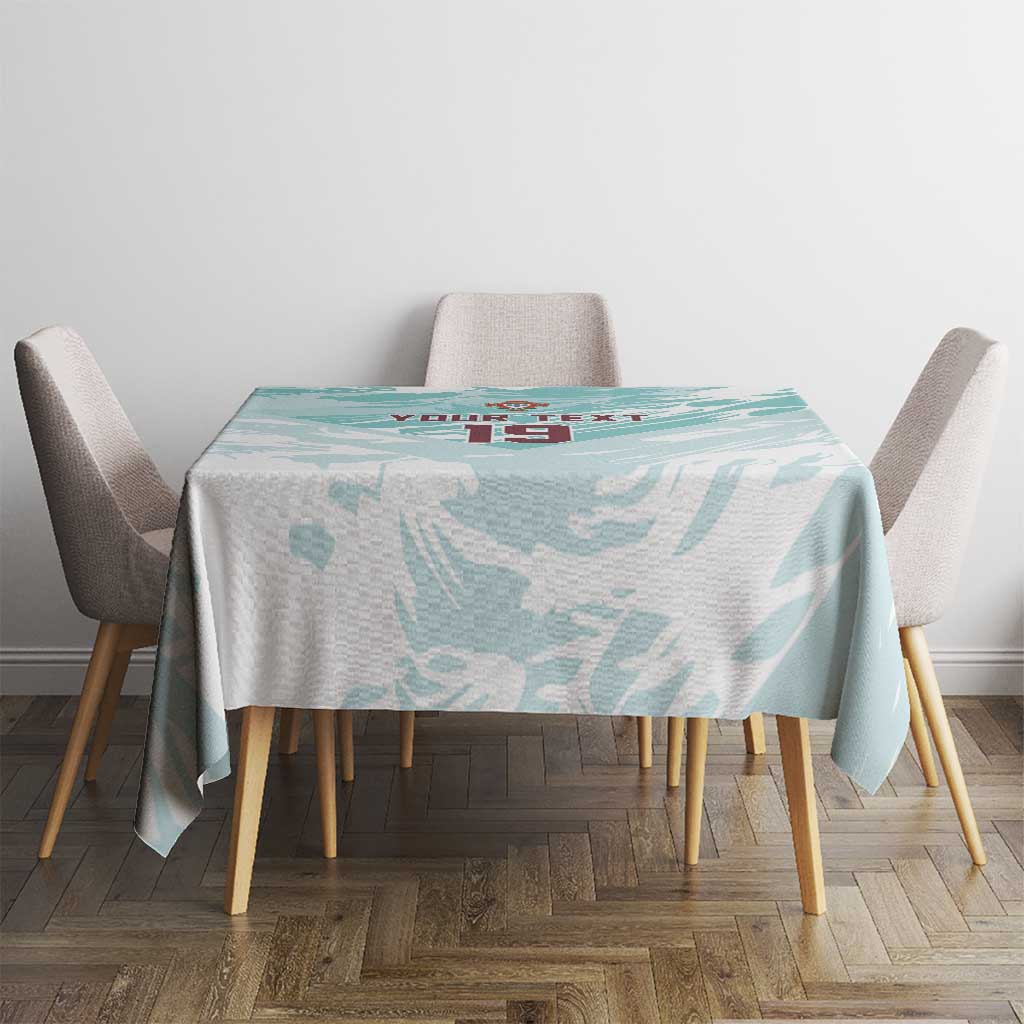 Custom World Football 2026 Portugal Tablecloth Luso Spirit Football Force