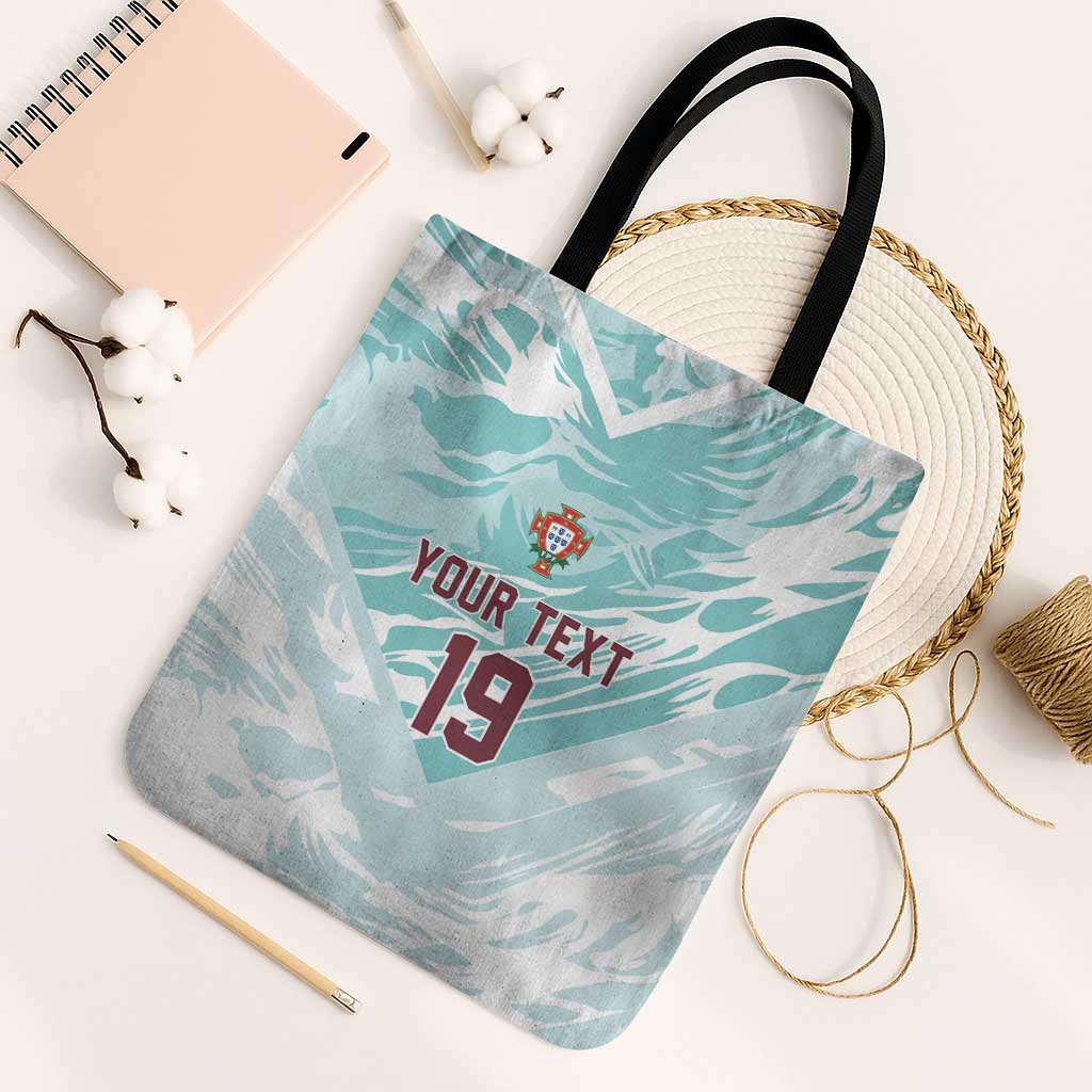 Custom World Football 2026 Portugal Tote Bag Luso Spirit Football Force