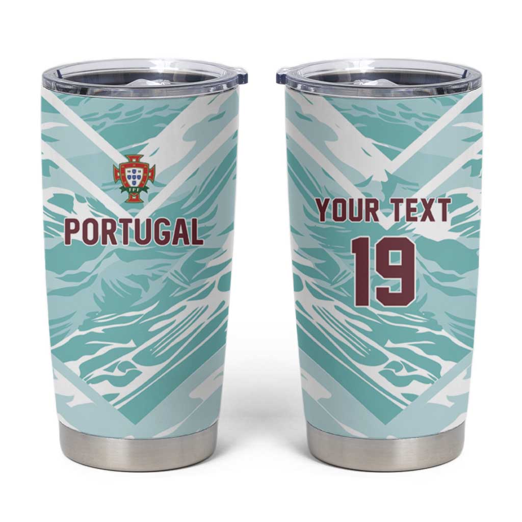 Custom World Football 2026 Portugal Tumbler Cup Luso Spirit Football Force