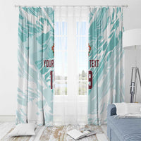 Custom World Football 2026 Portugal Window Curtain Luso Spirit Football Force