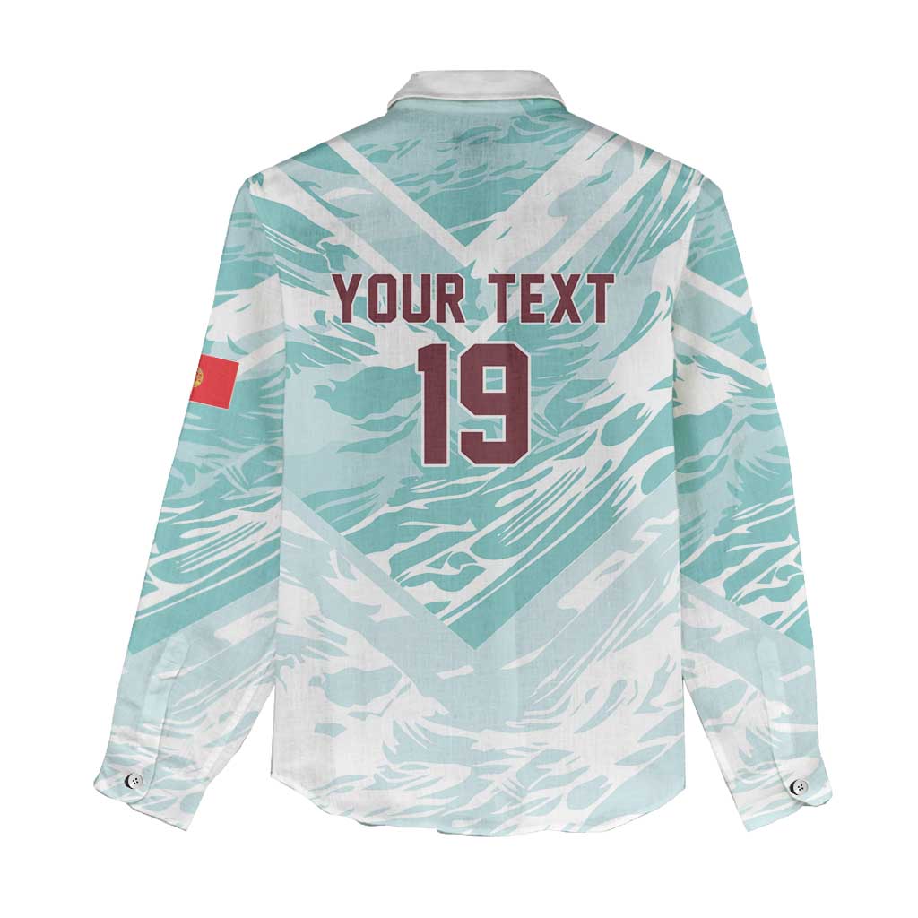 Custom World Football 2026 Portugal Women Casual Shirt Luso Spirit Football Force
