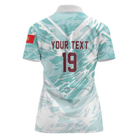 Custom World Football 2026 Portugal Women Polo Shirt Luso Spirit Football Force