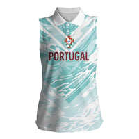 Custom World Football 2026 Portugal Women Sleeveless Polo Shirt Luso Spirit Football Force
