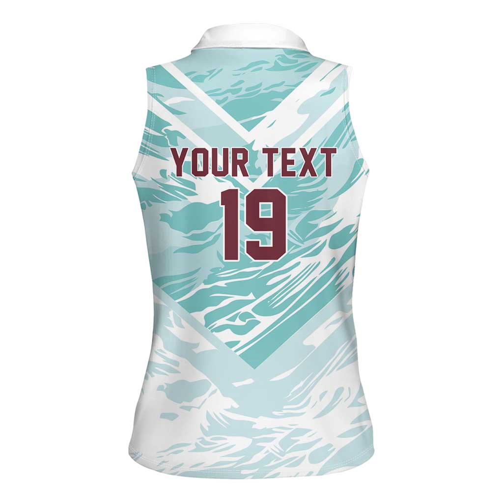 Custom World Football 2026 Portugal Women Sleeveless Polo Shirt Luso Spirit Football Force