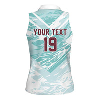 Custom World Football 2026 Portugal Women Sleeveless Polo Shirt Luso Spirit Football Force