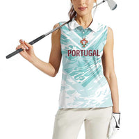 Custom World Football 2026 Portugal Women Sleeveless Polo Shirt Luso Spirit Football Force