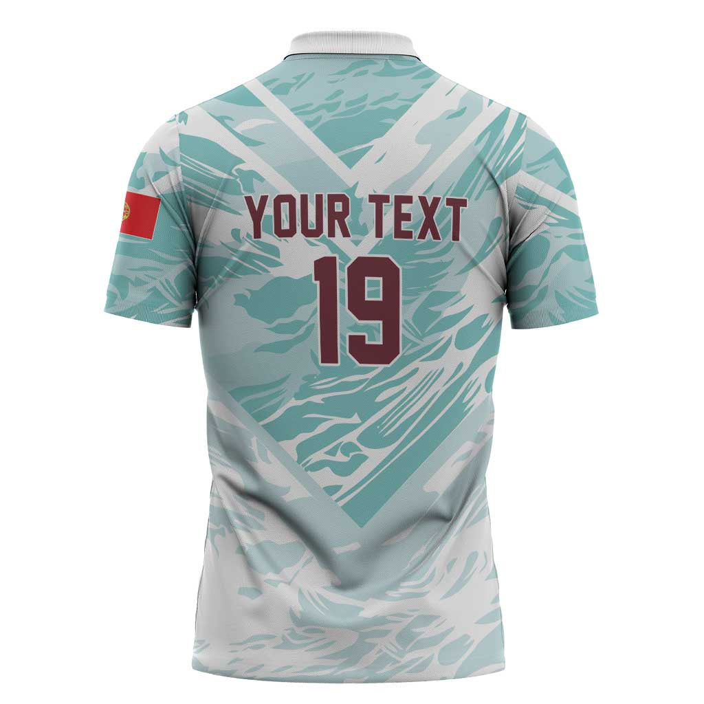 Custom World Football 2026 Portugal Zipper Polo Shirt Luso Spirit Football Force