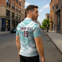 Custom World Football 2026 Portugal Zipper Polo Shirt Luso Spirit Football Force