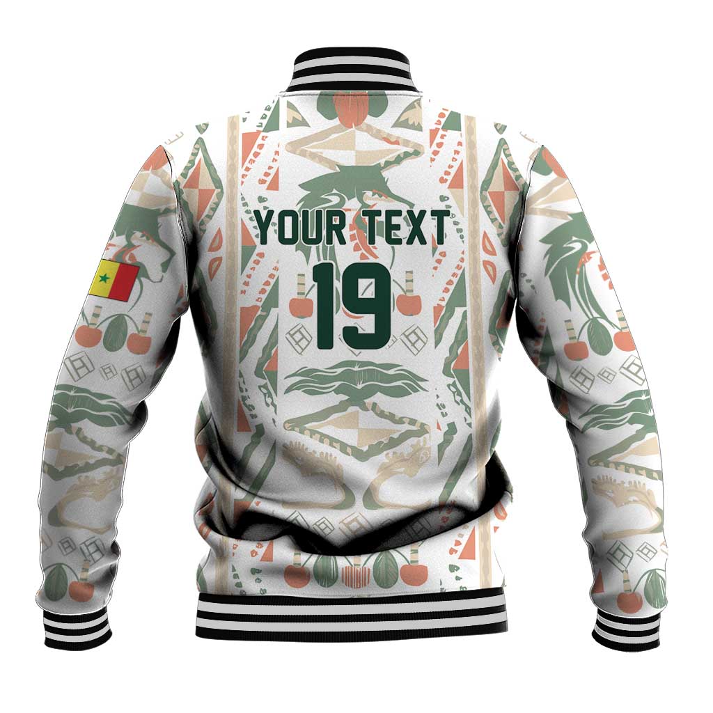 Custom World Football 2026 Senegal Baseball Jacket Lions of Teranga Spirit