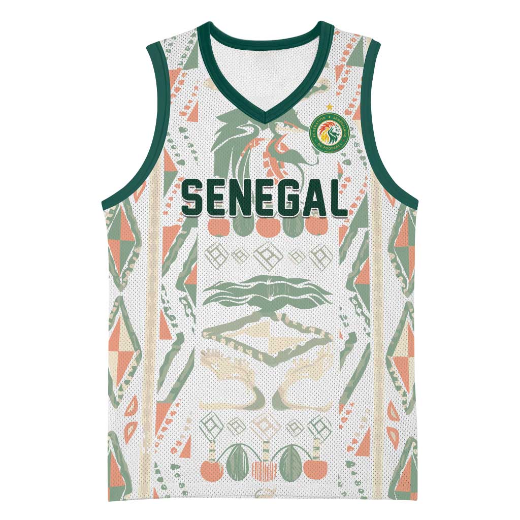 Custom World Football 2026 Senegal Basketball Jersey Lions of Teranga Spirit