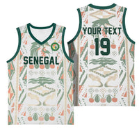 Custom World Football 2026 Senegal Basketball Jersey Lions of Teranga Spirit