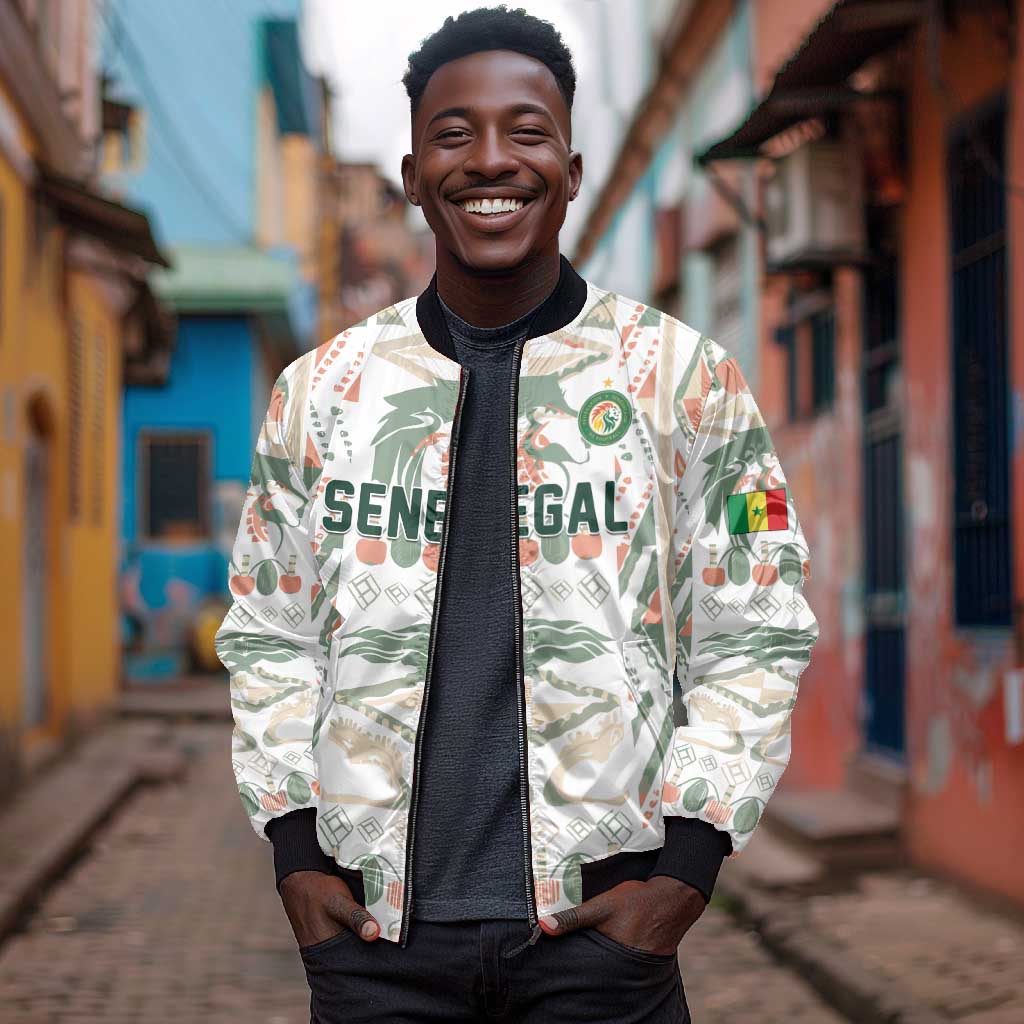 Custom World Football 2026 Senegal Bomber Jacket Lions of Teranga Spirit