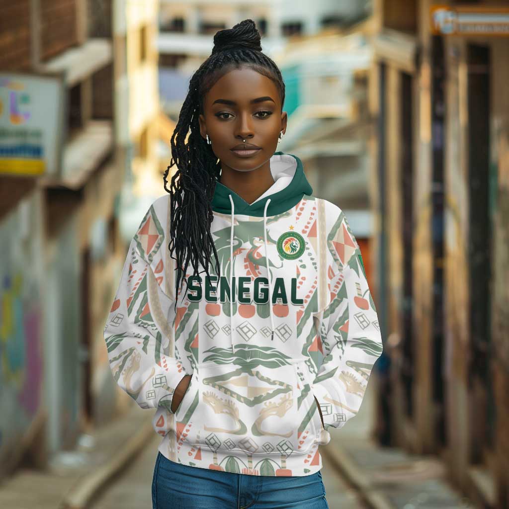 Custom World Football 2026 Senegal Hoodie Lions of Teranga Spirit