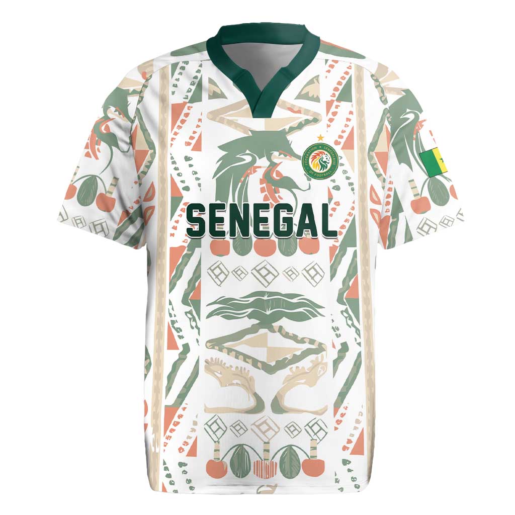Custom World Football 2026 Senegal Rugby Jersey Lions of Teranga Spirit