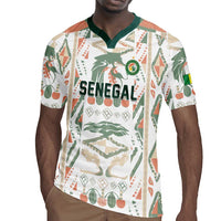 Custom World Football 2026 Senegal Rugby Jersey Lions of Teranga Spirit