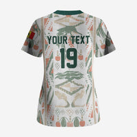 Custom World Football 2026 Senegal Scrub Top Lions of Teranga Spirit