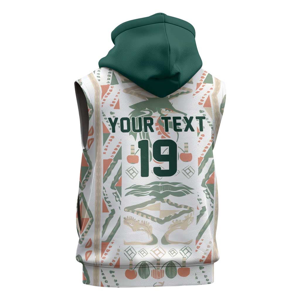 Custom World Football 2026 Senegal Sleeveless Hoodie Lions of Teranga Spirit