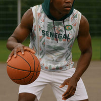 Custom World Football 2026 Senegal Sleeveless Hoodie Lions of Teranga Spirit