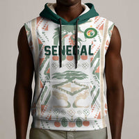 Custom World Football 2026 Senegal Sleeveless Hoodie Lions of Teranga Spirit