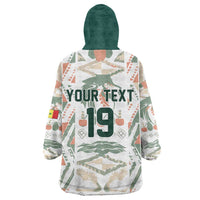 Custom World Football 2026 Senegal Wearable Blanket Hoodie Lions of Teranga Spirit