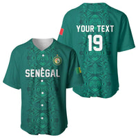 Custom World Football 2026 Senegal Baseball Jersey Pride of the African Lions