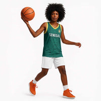 Custom World Football 2026 Senegal Basketball Jersey Pride of the African Lions