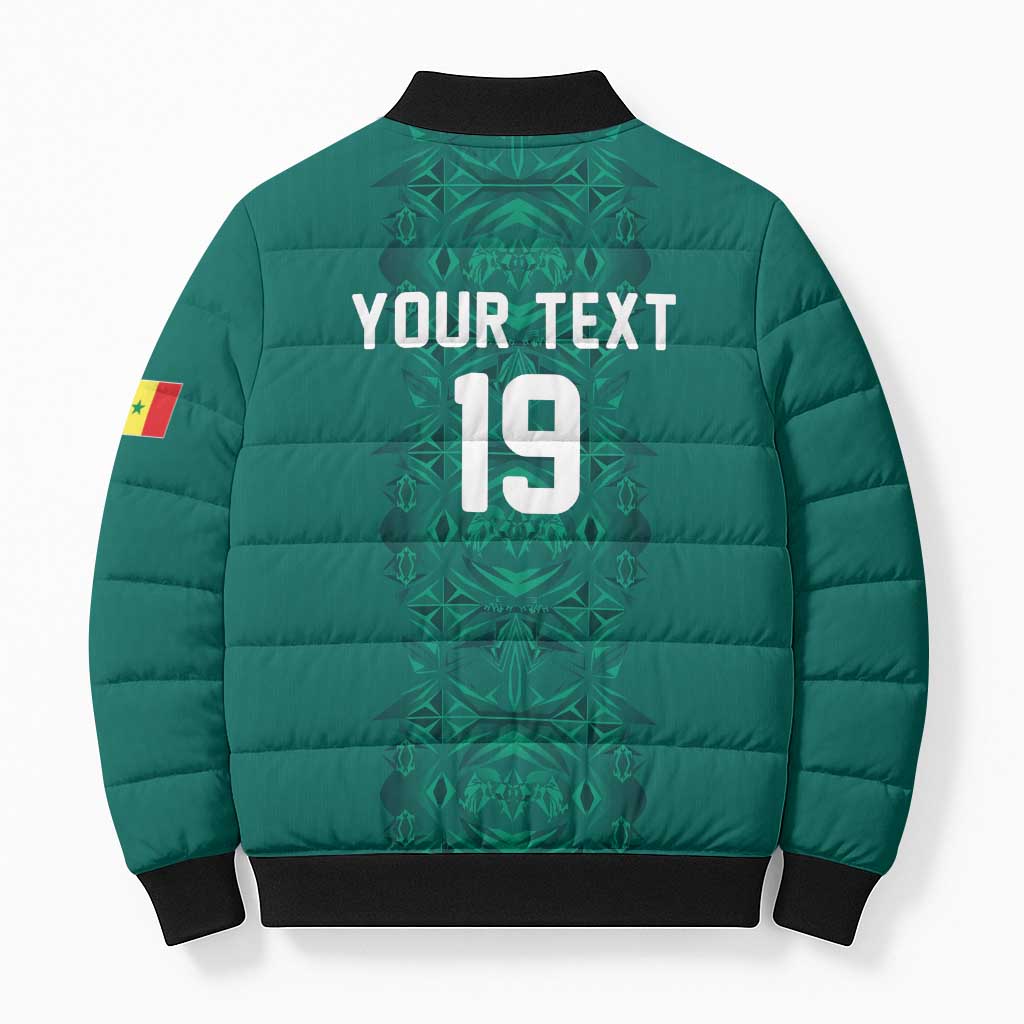 Custom World Football 2026 Senegal Bomber Puffer Jacket Pride of the African Lions