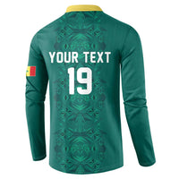 Custom World Football 2026 Senegal Button Sweatshirt Pride of the African Lions