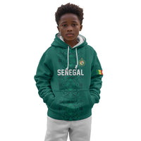Custom World Football 2026 Senegal Kid Hoodie Pride of the African Lions
