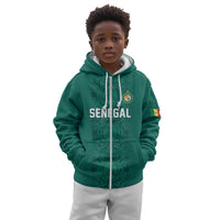 Custom World Football 2026 Senegal Kid Hoodie Pride of the African Lions