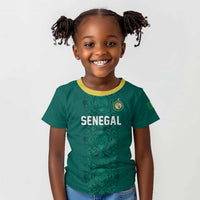 Custom World Football 2026 Senegal Kid T shirt Pride of the African Lions