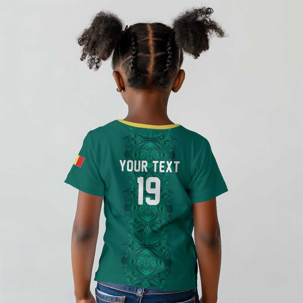 Custom World Football 2026 Senegal Kid T shirt Pride of the African Lions