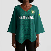 Custom World Football 2026 Senegal Kimono Sleeve Blouse Pride of the African Lions