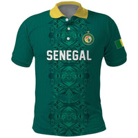 Custom World Football 2026 Senegal Polo Shirt Pride of the African Lions
