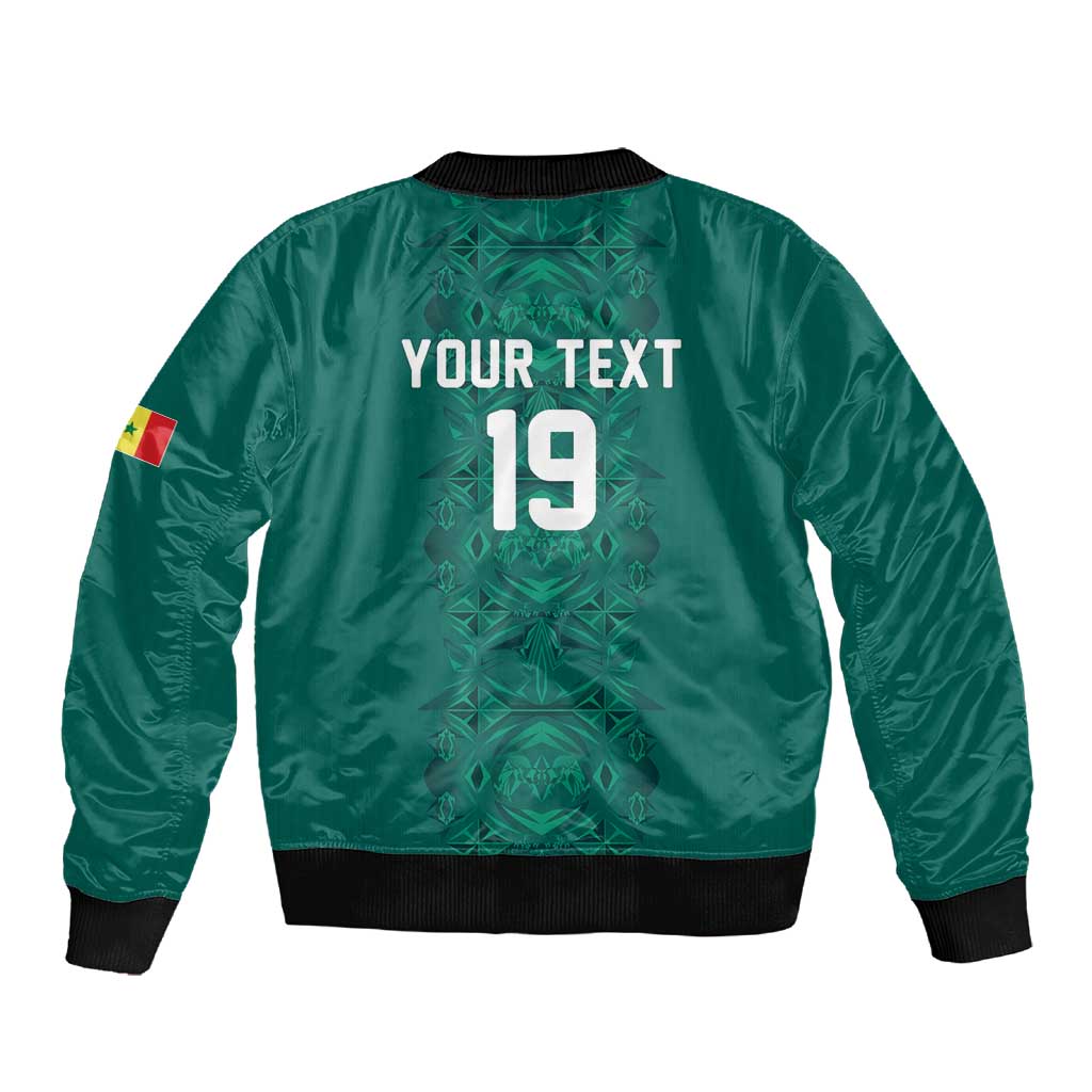 Custom World Football 2026 Senegal Sleeve Zip Bomber Jacket Pride of the African Lions