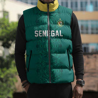 Custom World Football 2026 Senegal Sleeveless Puffer Jacket Pride of the African Lions