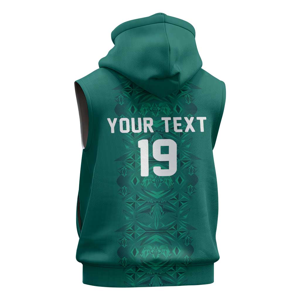 Custom World Football 2026 Senegal Sleeveless Zip Hoodie Pride of the African Lions