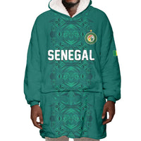 Custom World Football 2026 Senegal Wearable Blanket Hoodie Pride of the African Lions