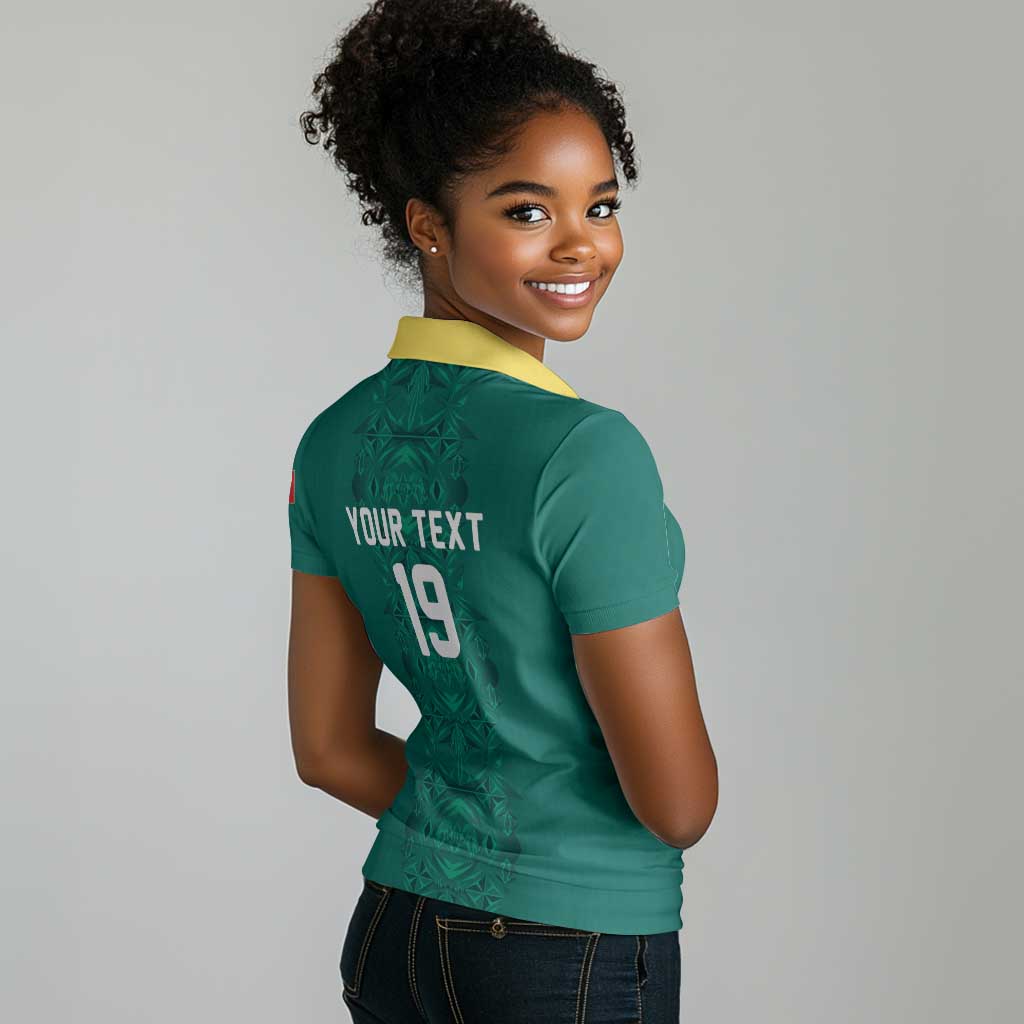 Custom World Football 2026 Senegal Women Polo Shirt Pride of the African Lions